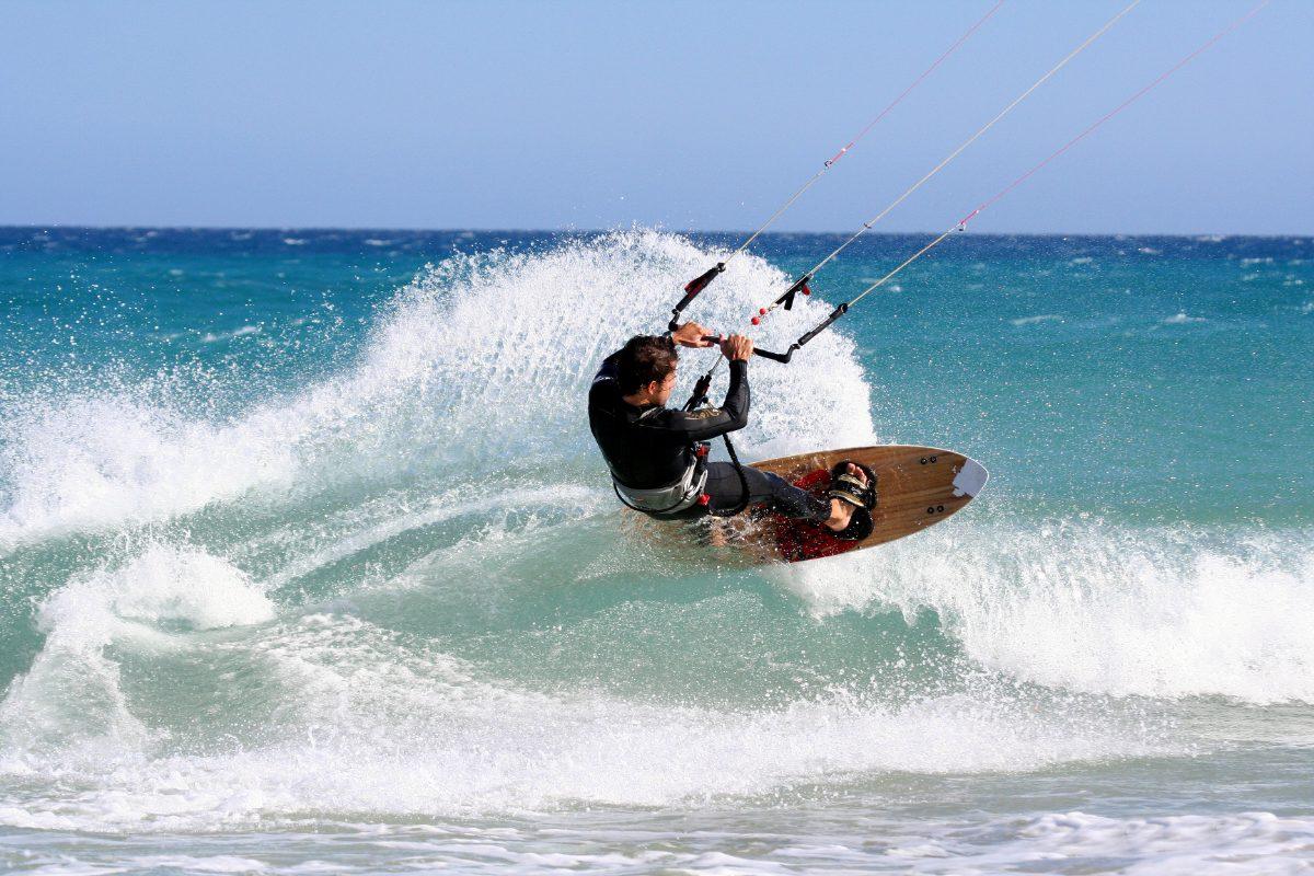 Kite surfing